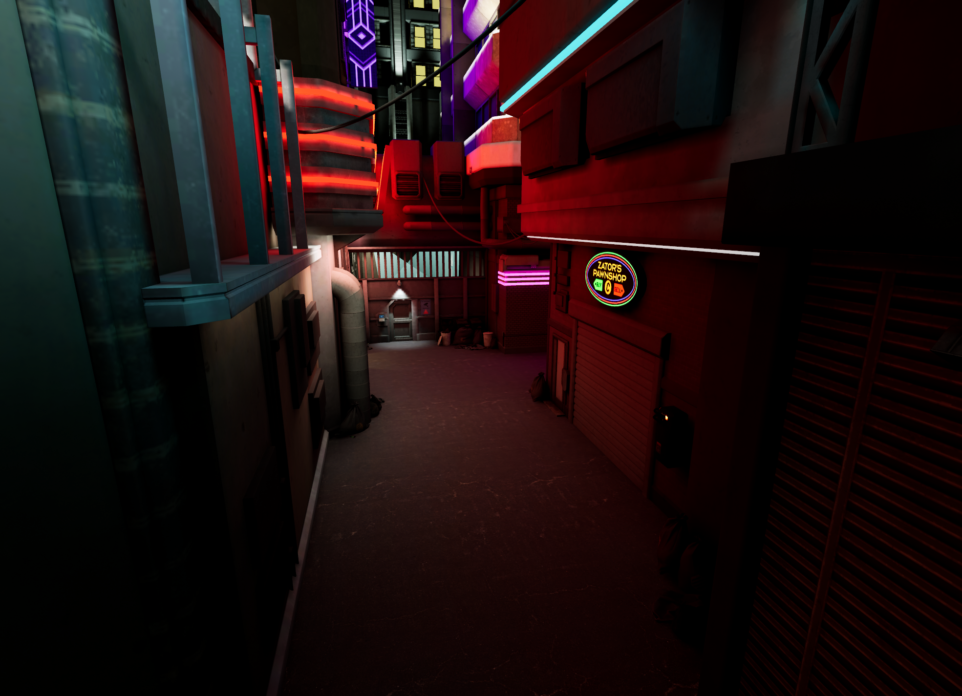 Alleyway map screenshot