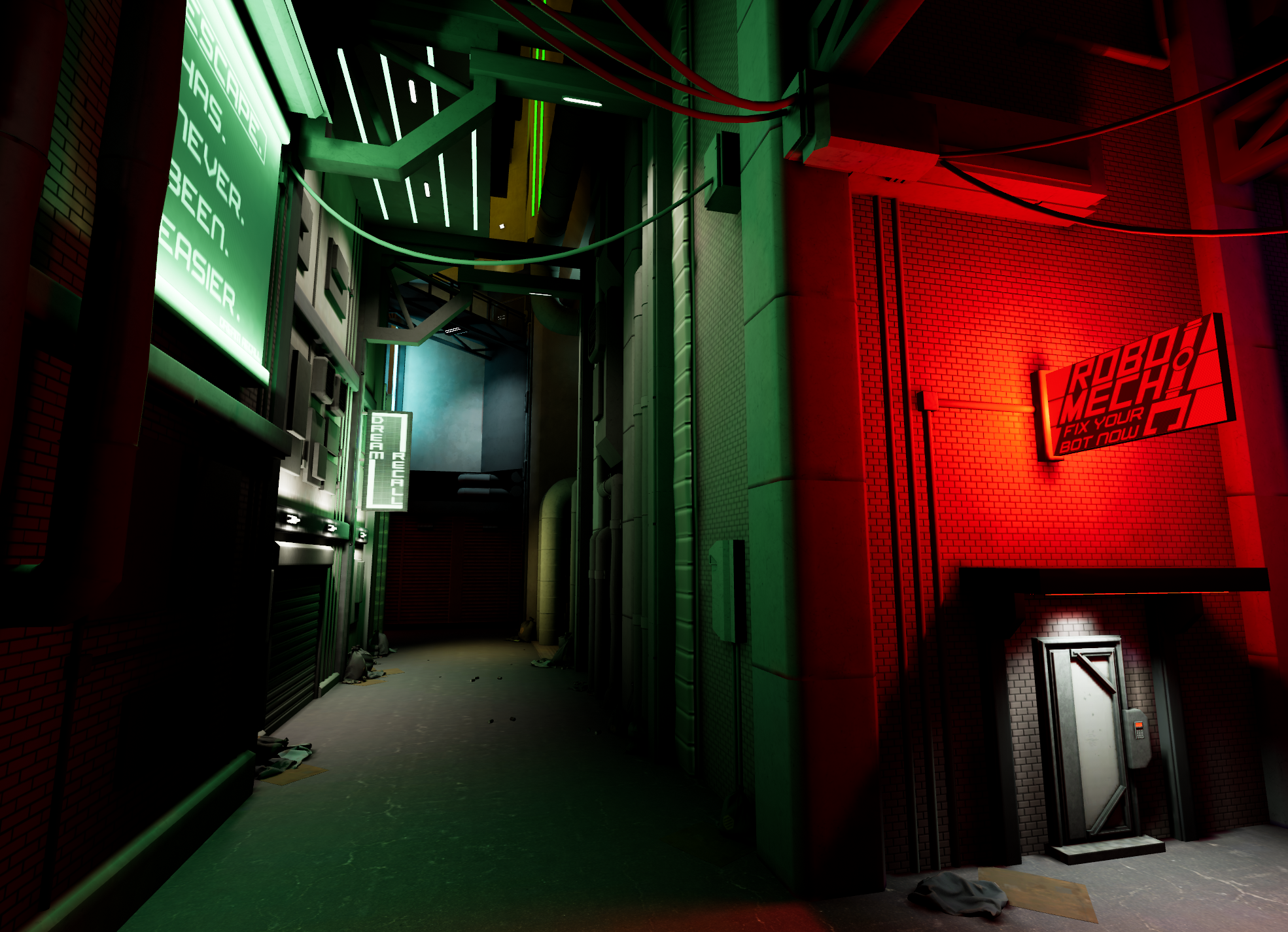 Deceptive Reality — Alleyway screenshot
